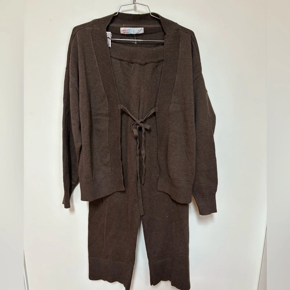NWOT Free People Solar Sweater Set Size XS